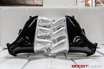 Boost Logic 18 injector intake manifold for the Nissan R35 GT-R