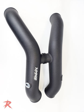 Rampage 3" Aluminum Upper Charge Piping - R35 GT-R - 0