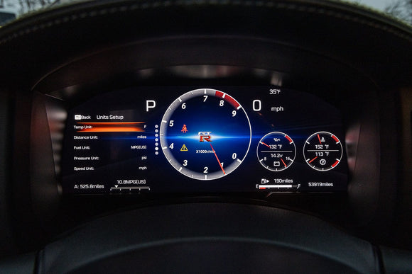 SBD HD Digital Dash for Nissan R35 GT-R