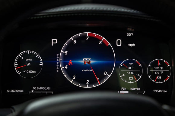 SBD HD Digital Dash for Nissan R35 GT-R