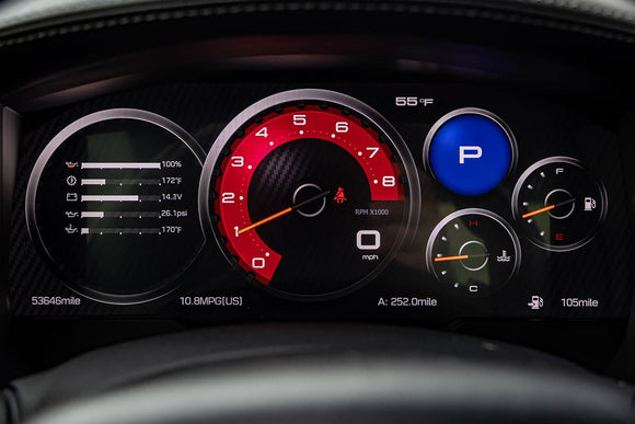 SBD HD Digital Dash for Nissan R35 GT-R