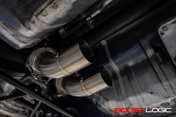 Boost Logic 4″ Link Pipe V-Band To 4″ Formula Exhaust (Race Midpipe) - 0