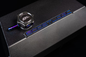 Boost Logic Titanium Coolant Reservoir for R35 GTR (Noir Edition) - 0