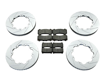 Total Racing Products Ultimate Brake Package (Rotors + Pads) – R35 GT-R - 0