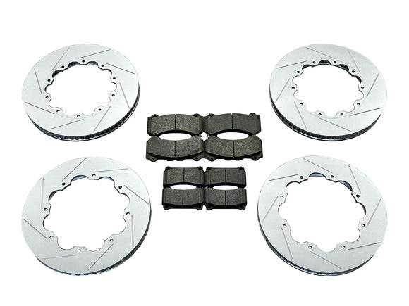 Total Racing Products Ultimate Brake Package (Rotors + Pads) – R35 GT-R