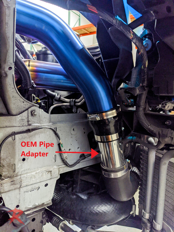Rampage 3" Aluminum Upper Charge Piping - R35 GT-R