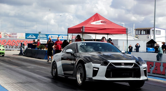 PPC R35 GTR Front Bumper Inlet Ducts 4"