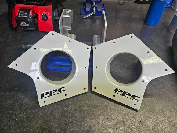 PPC R35 GTR Front Bumper Inlet Ducts 4"