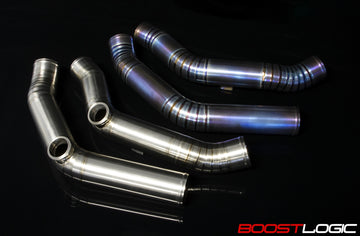 Boost Logic Titanium Upper Intercooler Pipes Nissan R35 GTR 09+ - 0