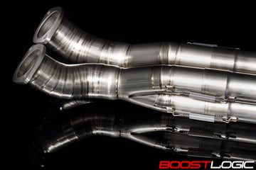 Boost Logic Formula Series Quadzilla Titanium Midpipe Nissan R35 GTR 09+ - 0