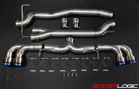 Boost Logic Magnum R35 4.5″ Titanium Exhaust Nissan R35 GTR 09+