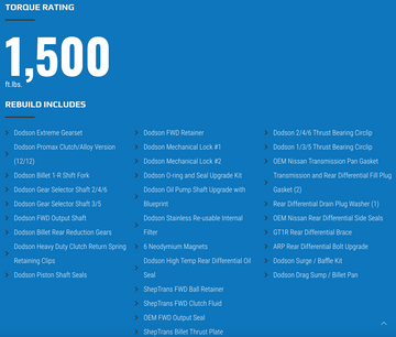 SHEPTRANS STAGE 5 EXTREME TRANSMISSION REBUILD – NISSAN GT-R R35 - 0