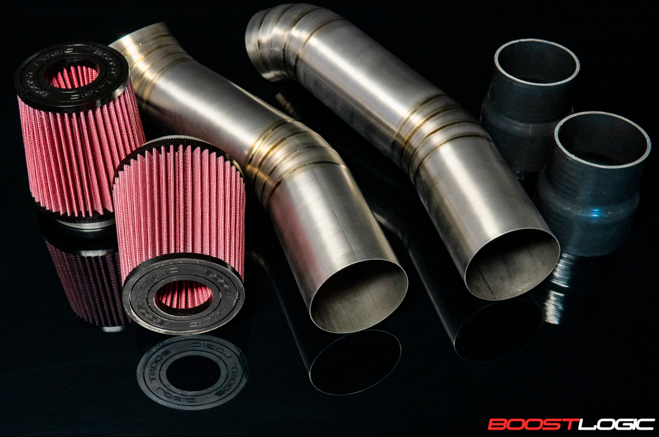 Boost Logic 4″ Titanium Intake Kit Nissan R35 GTR 09+